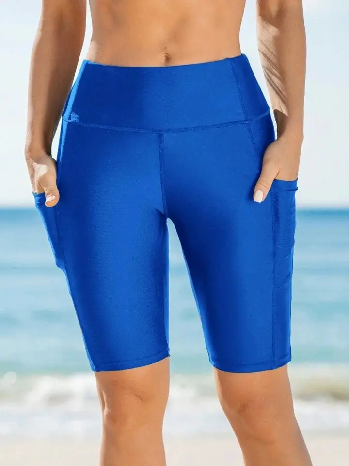 Biker deportiva azul francia con bolsillo