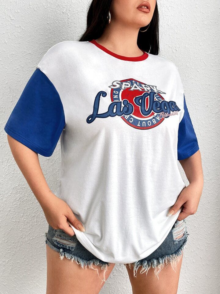 Remeron las vegas blanco mangas azules