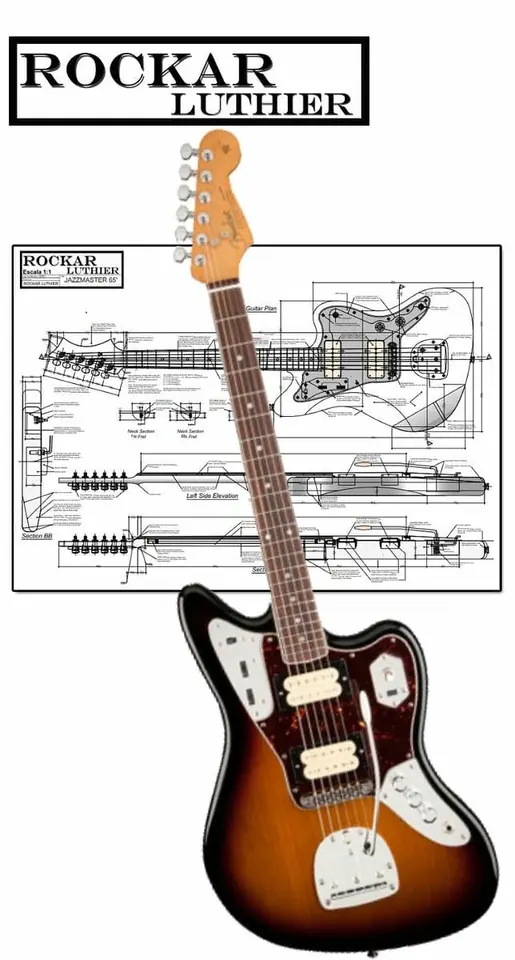 Style Fender Jazzmaster 65'