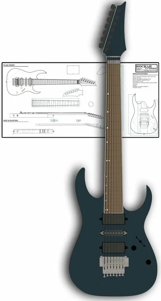 Style Ibanez RG1077XL Baritono