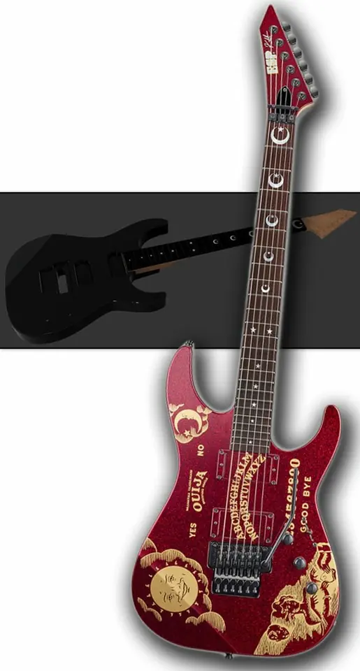 Style ESP KH-2 bolt on guitar (STL)