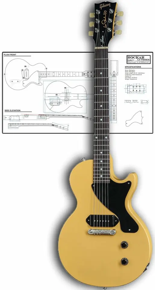 Style Gibson LP single cut 55-57