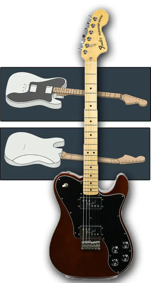 Style Telecaster deluxe 72' (STL)