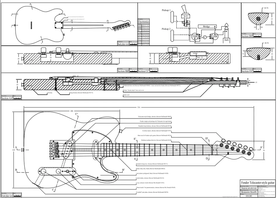 Fender Telecaster style