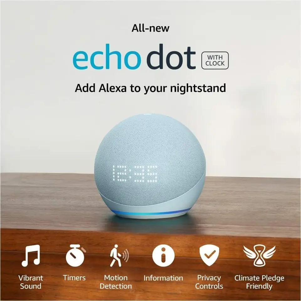 PARLANTE INTELIGENTE BT AMAZON ECHO DOT 5 BLANCO