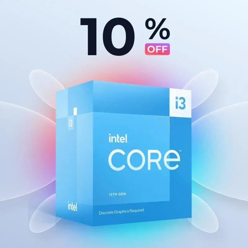 Cpu intel core i3-14100f 3.5ghz 12mb (s/video) (lga1700)
