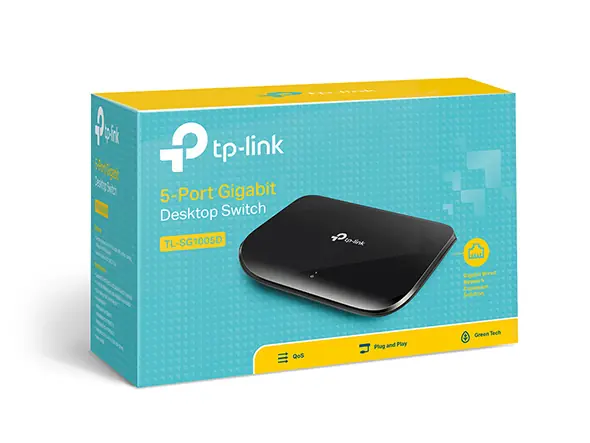 Switch TP-Link TL-SG1005D 5 Puertos Gigabit Ethernet