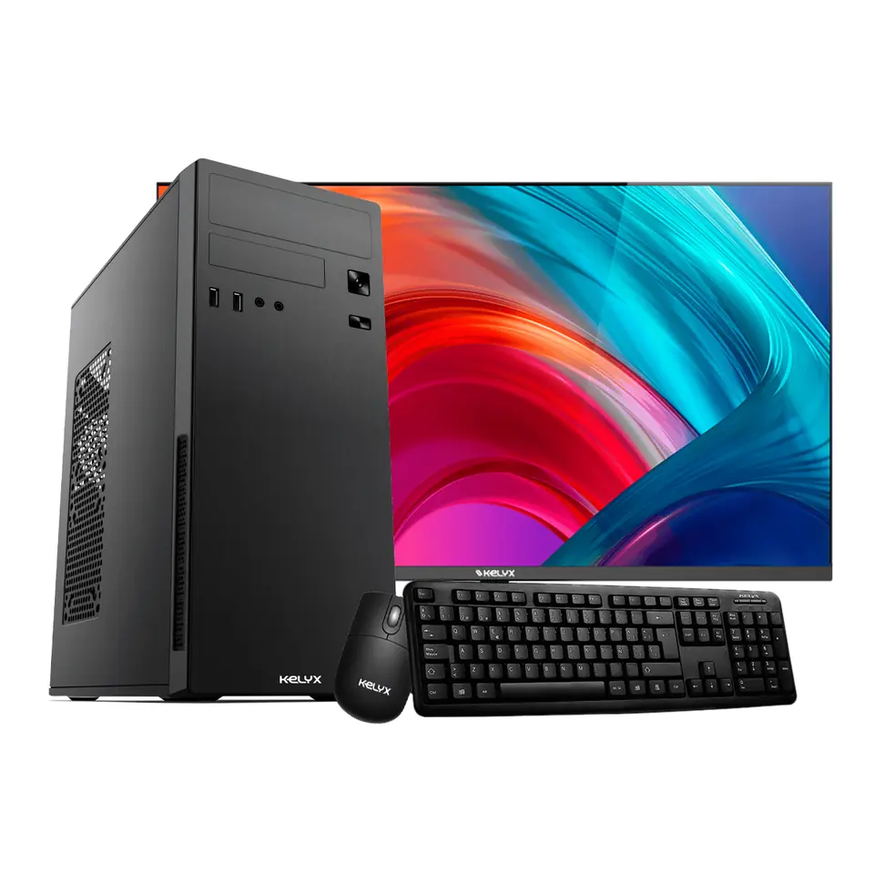 PC AMD Ryzen 5-5600GT 16G M.2 512G Win 11H + Monitor 24"