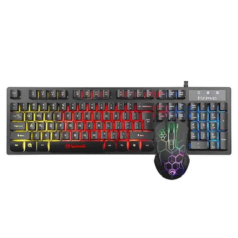 Combo teclado+mouse Marvo km409 led