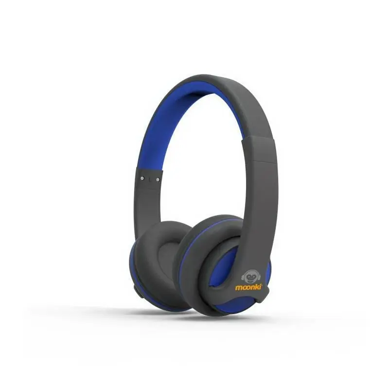 Auricular vincha on ear Moonki Sound mh-o613 azul