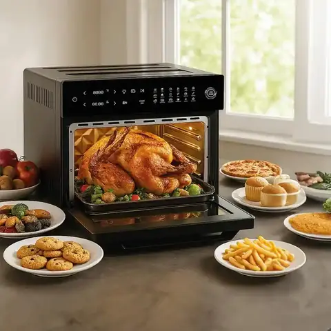 Horno Eléctrico HDC 30L con Freidora de Aire Multifunción 30 Litros