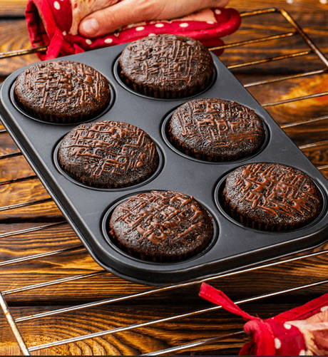 MOLDE MUFFIN X 6 ANTIADHERENTE