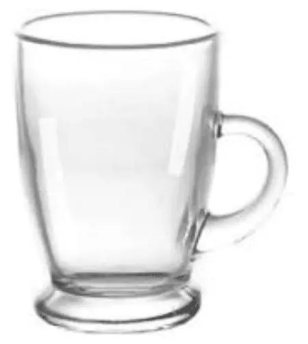 JARRO CAFE VIDRIO 125 ML TEMPLADO