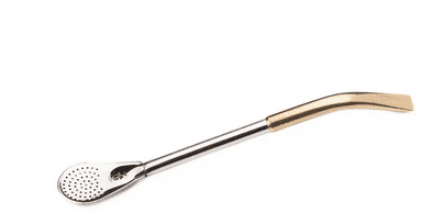 BOMBILLA PICO LORO ACERO INOX PICO BRONCE FILTRO PALA
