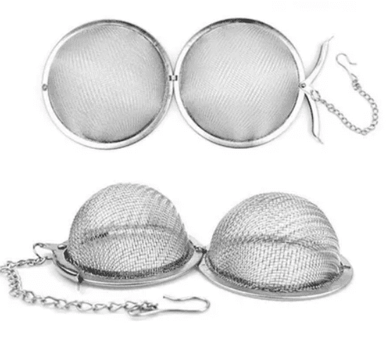 INFUSOR TE BOLITA MALLA ACERO