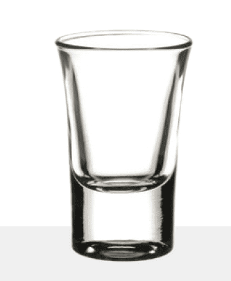 VASO COPITA VIDRIO TEQUILA C/BASE
