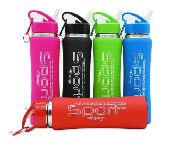 TERMO BOTELLA ACERO INOX 500 ml DEPORTIVA COLORES