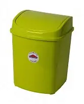 CESTO BASURA PLASTICO VAIVEN CUADRADO 8 L COLORES