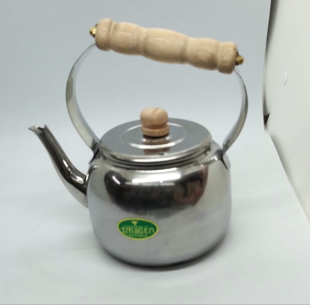 PAVA ACERO INOX 1 L MANGO MADERA