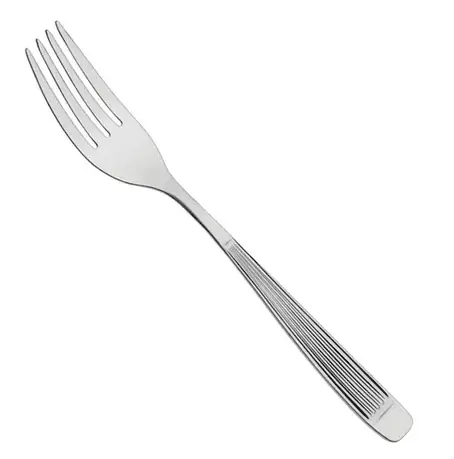 TENEDOR MESA ACERO INOXIDABLE RAYADA