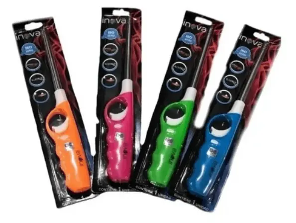 CHISPERO ENCENDEDOR COCINA A GAS RECARGABLE COLORES