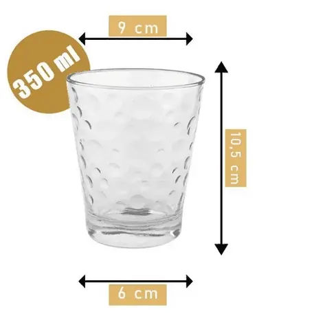 VASO VIDRIO DURAX FRESH 350 ML