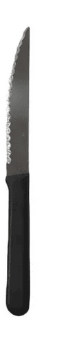 CUCHILLO MESA FILO ACERO NEGRO