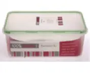 CONTENEDOR HERMETICO RECTANGULAR ALETAS ANTIDERRAME 3 L