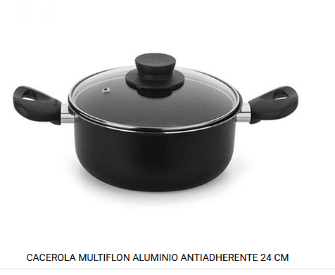 CACEROLA TEFLON 24 CM