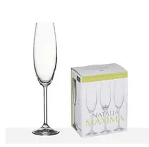 COPAS CRISTAL X 6 CHAMPAGNE 230ml BOHEMIA