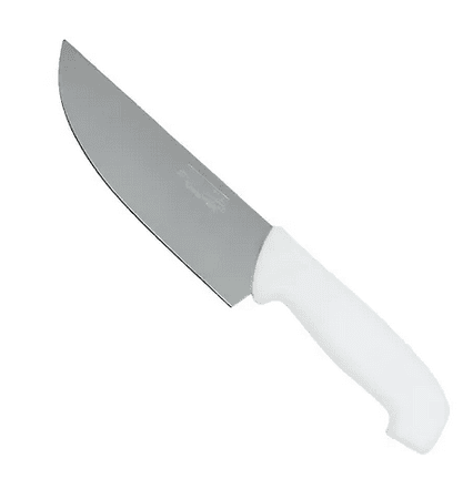 CUCHILLO COCINA 8" ACERO MANGO BLANCO