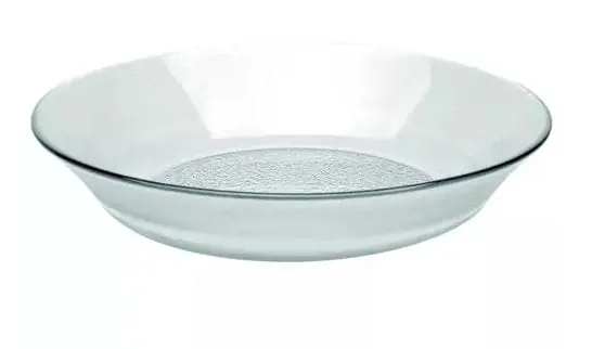 PLATO HONDO VIDRIO DURAX
