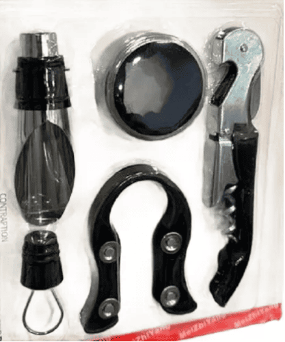 SET VINO X 4 PIEZAS COMPLETO