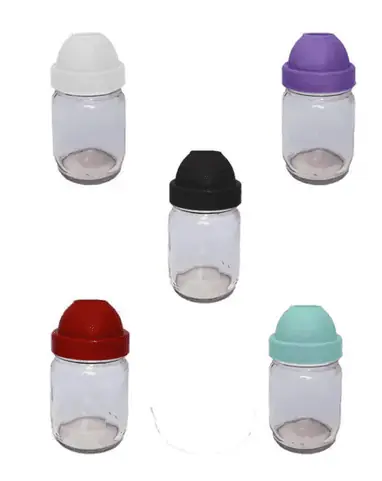 SALERO VIDRIO TAPA PLASTICA
