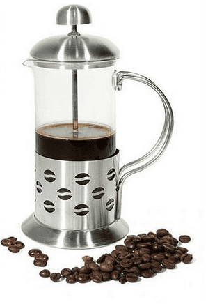 CAFETERA EMBOLO ACERO INOXIDABLE 600 ML