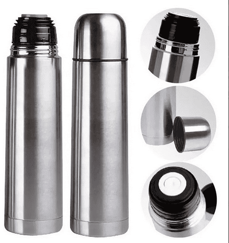 TERMO BALA ACERO INOX.1/2 LITRO DOBLE CAPA TERMICA