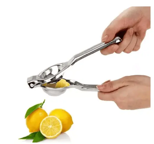 EXPRIMIDOR MANUAL LIMA PINZA ACERO INOXIDABLE CITRICOS