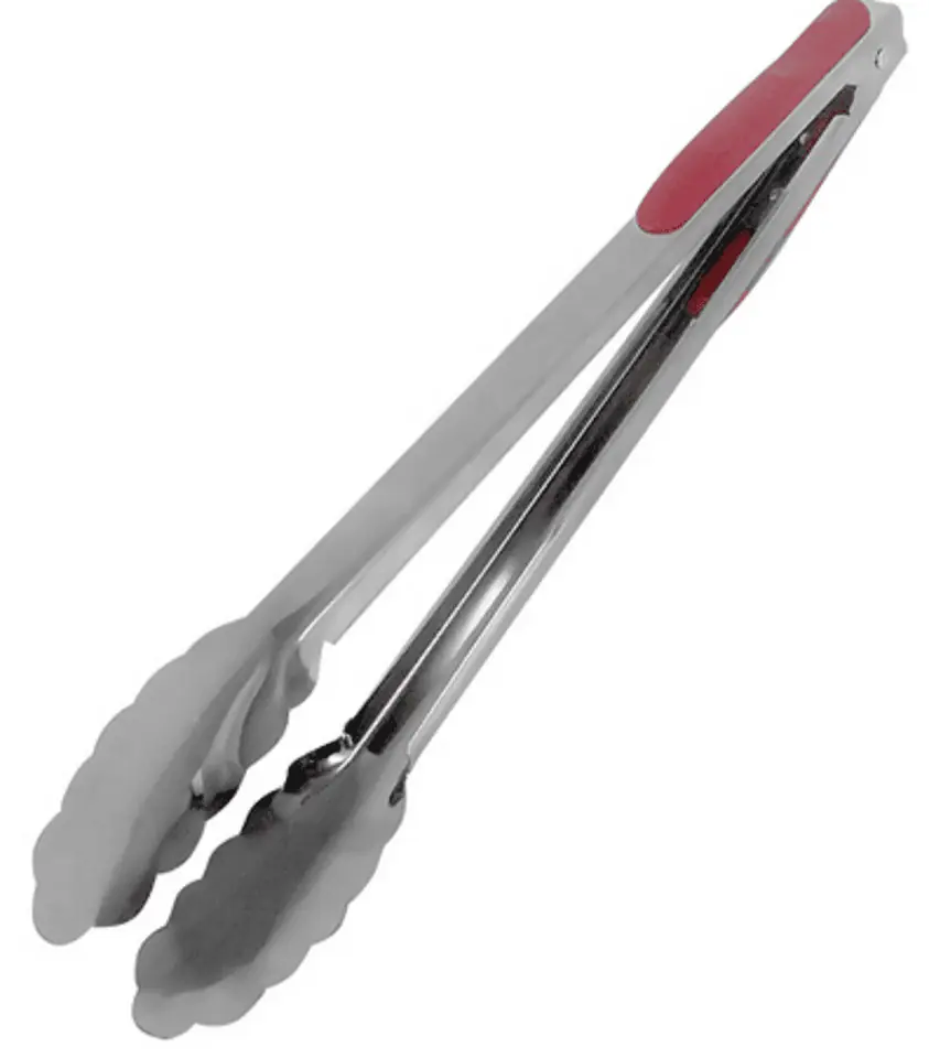 PINZA ACERO INOXIDABLE 31 CM CON TRABA REFORZADA