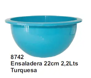BOWL PLASTICO 20CM COLORES