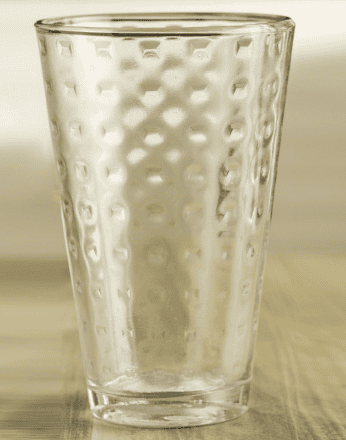 VASO VIDRIO CONICO LARGO PECAS 400 ML