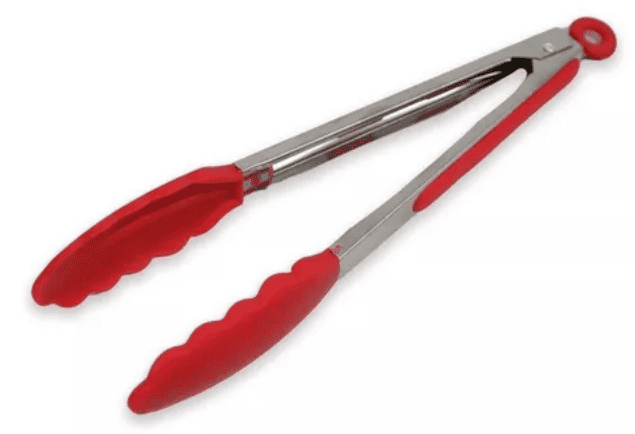 PINZA COCINA ACERO AGARRE Y PUNTA DE SILICONA 30CM
