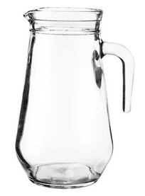 JARRA VIDRIO 1250ML LISA