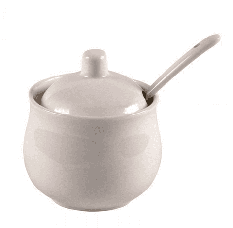 AZUCARERA PORCELANA BLANCA