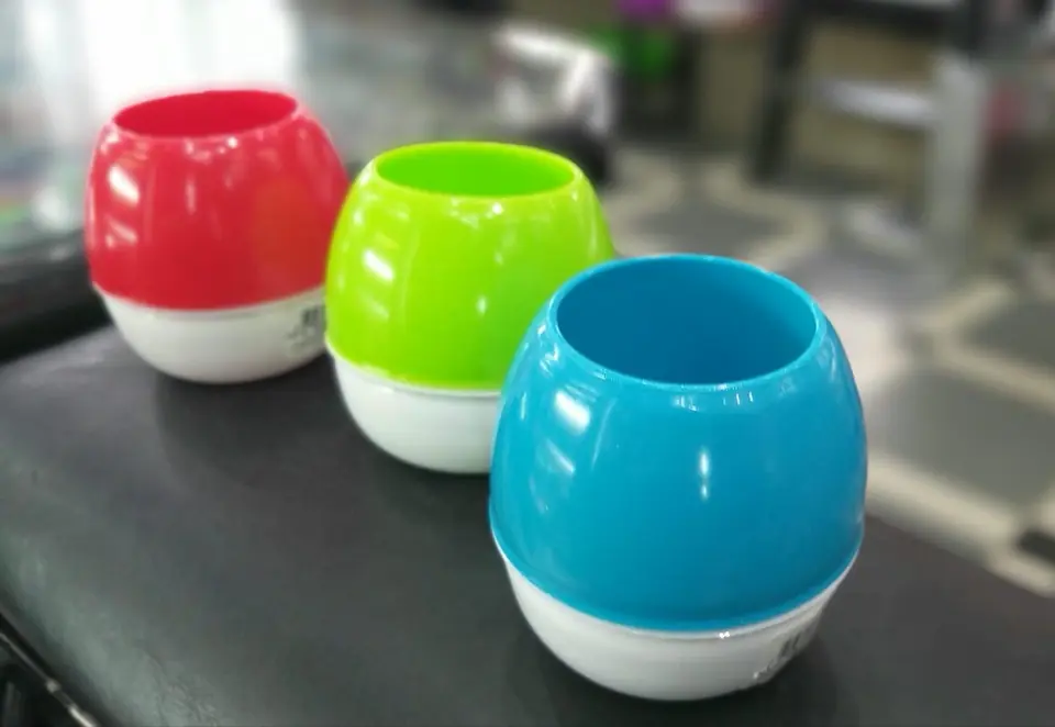 MATE TERMICO PLASTICO DOBLE CAPA COLORES