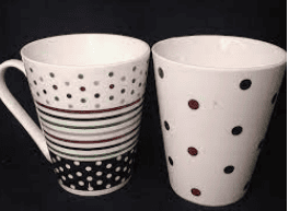 JARRO MUG DECO DISEÑOS Y COLORES VARIOS