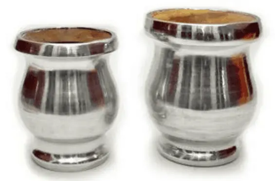MATE MADERA ALGARROBO FORRADO