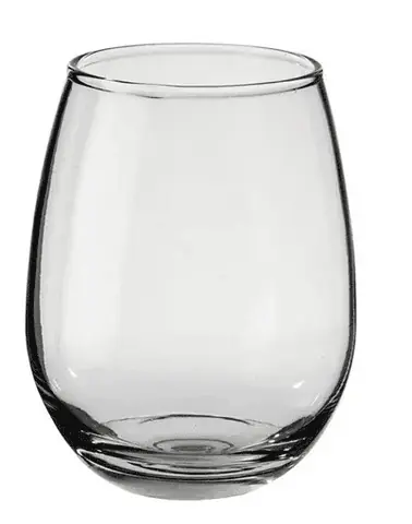 VASO COPA VIDRIO TEMPLADO GOURMET SIN TALLO