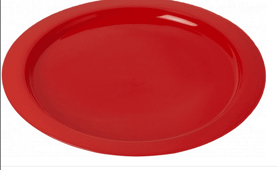 PLATO PLASTICO PLAYO COLORES