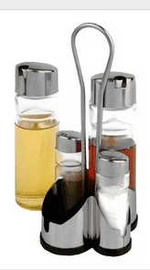SALERO PIMENTERO SET X 4 FRASCO VIDRIO