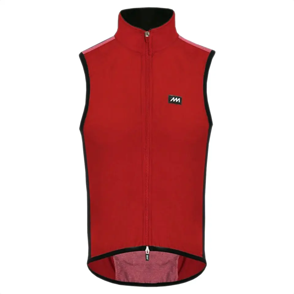 chaleco magenta melange rojo